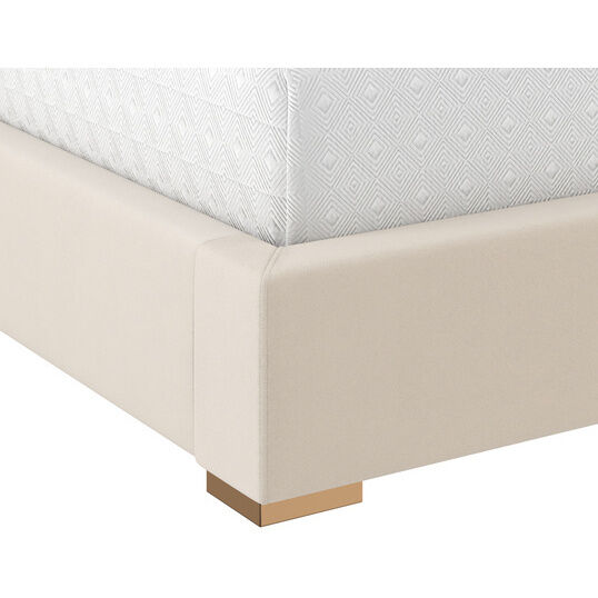 Alisha Meg Taupe Bed, Queen